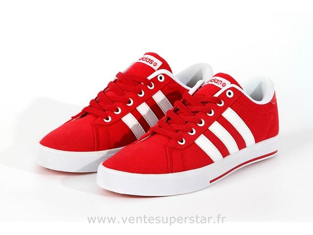 chaussures adidas neo rouge a42064
