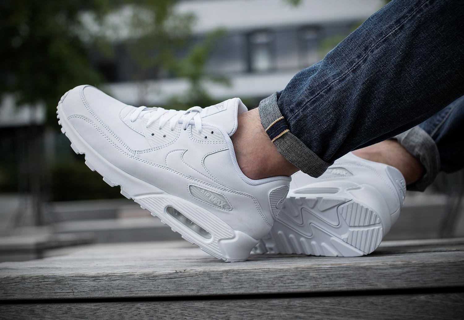 air max 90 leather blanche